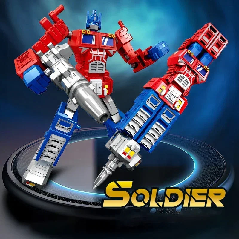 Flip Droid - Tegn eller transformer - Transformerbar robotpenn