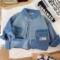 Thumbnail for DenimStar – Stilig og bærekraftig – Jeansjakke for gutter