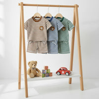Thumbnail for Kids Stripe Outfit – Trendy og komfortabelt – Sommerantrekk til barn