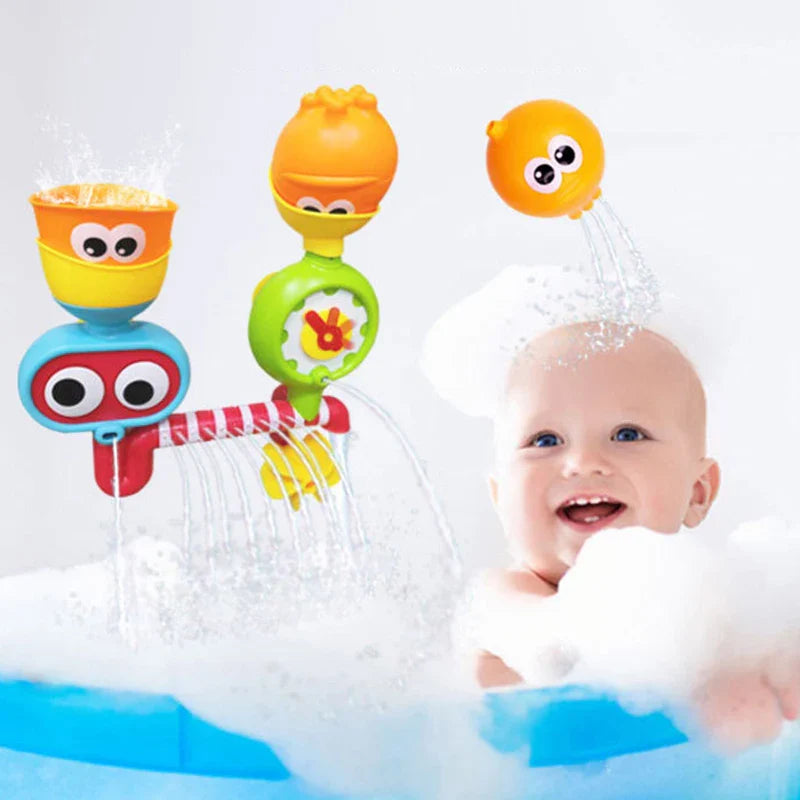 Waterwheel Fun™ – Fontene til badekar – Badeleker for baby