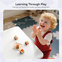 Thumbnail for WoodMind – Kreativt og lærerikt – 6-i-1 Montessori dyre-trepuslespill