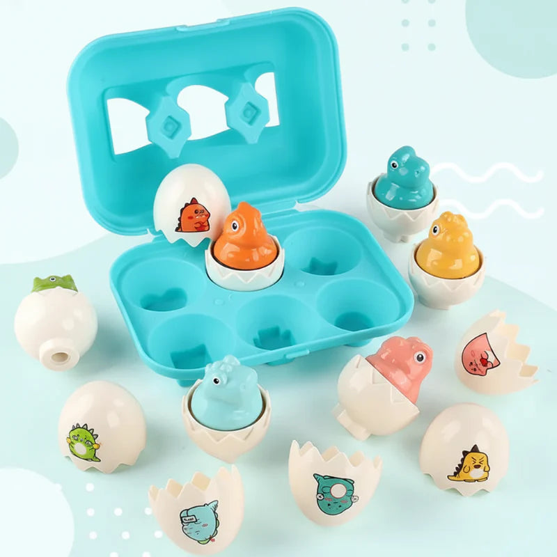 Montessori 3D Eggs Puzzle – En morsom påskeaktivitet – Eggesorteringsspill