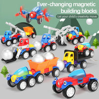 Thumbnail for Magnetic Cars™ – Magnetisk byggeglede - Lekesett med magnetiske kjøretøy
