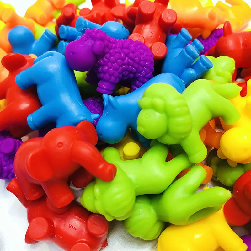 Rainbow Teddy Bears Toys™ - Pedagogisk og kreativt - Regnbue- og tellebjørner