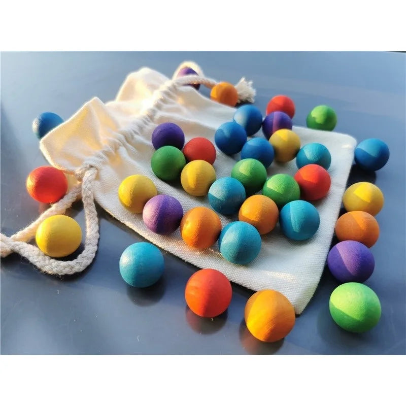 Rainbow Balls™ – Trekuler - Regnbuefarger