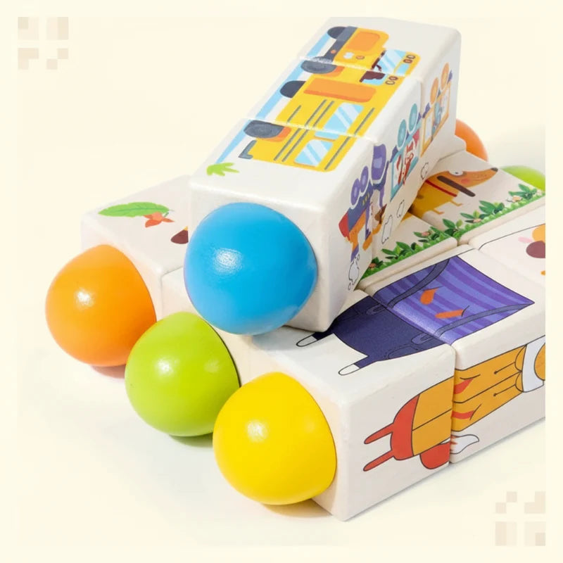 WoodiTurn – Lærerikt og morsomt – Roterende puslespill