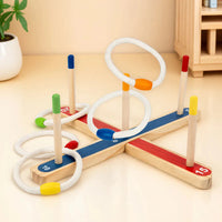 Thumbnail for Montessori Ring Toss Game – Aktivt og lærerikt – Ringkastingslek