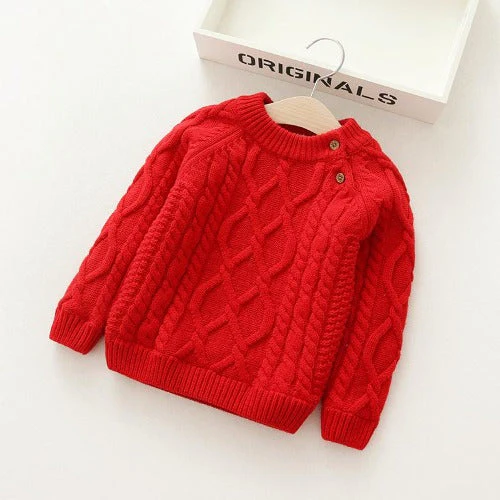 LittleLoom – Morsom og koselig – strikket vintergenser av ull