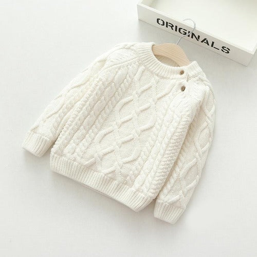 LittleLoom – Morsom og koselig – strikket vintergenser av ull