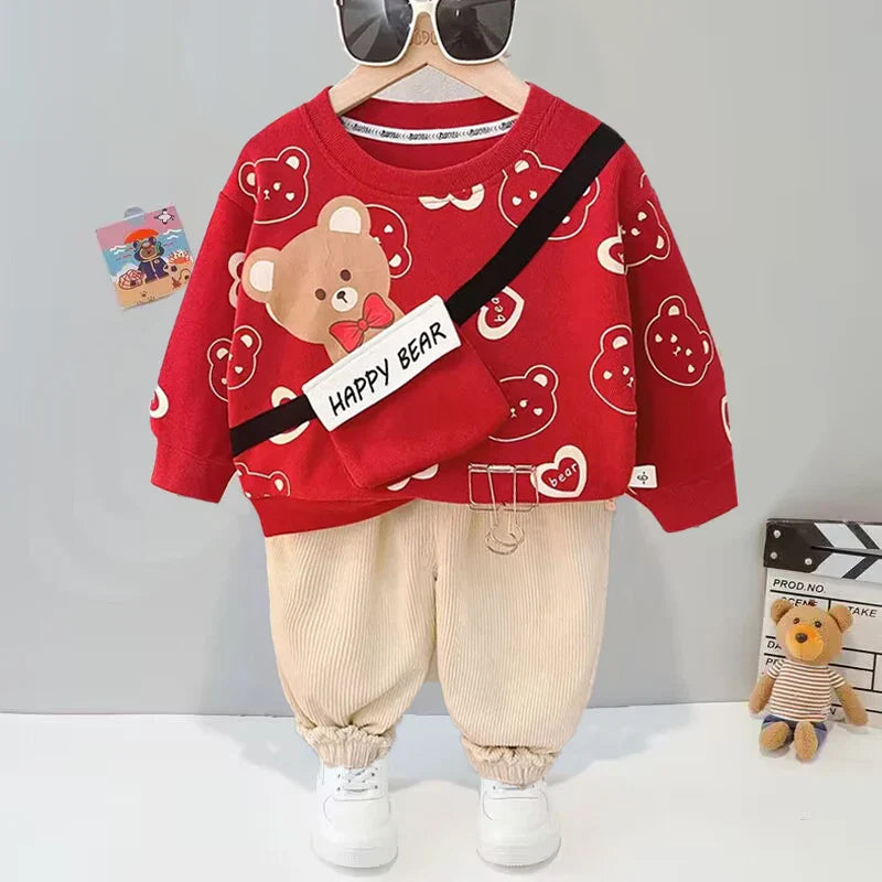 Mini Fashion™ - Søtt og komfortabelt - vintersett til jenter