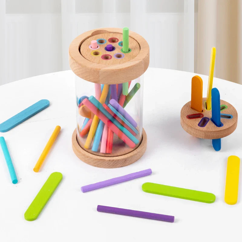 Woods™ - Pedagogisk og kreativ - Fargesorteringsspill