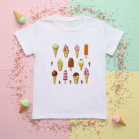 Thumbnail for Boys & Girls Summer Tee – Komfortabel og leken – T-skjorte for barn med morsomt trykk