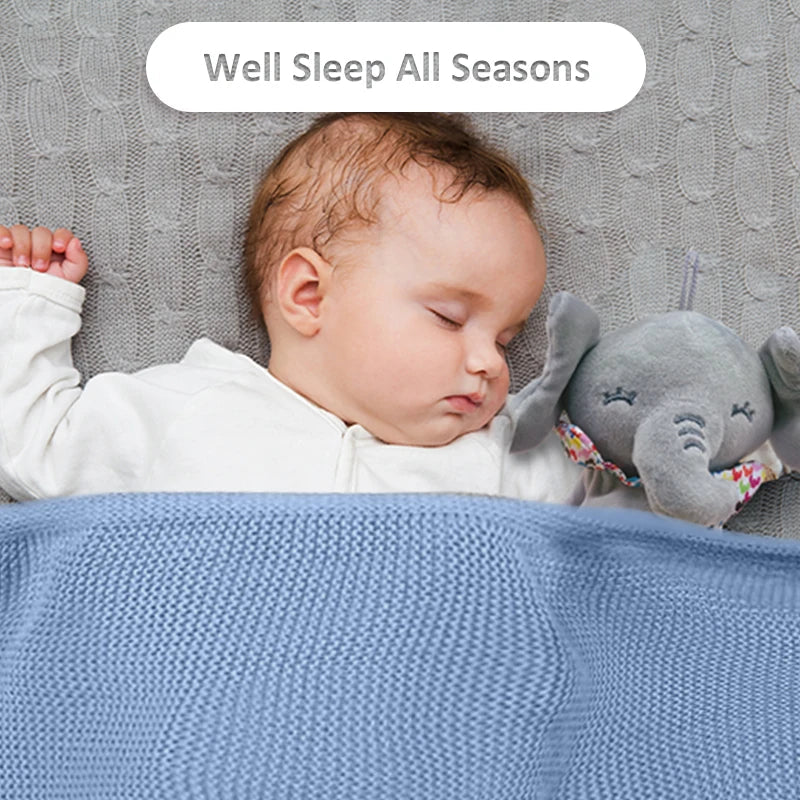 Personalized Baby Blanket – Myk og unik – Personlig brodert bomullsteppe