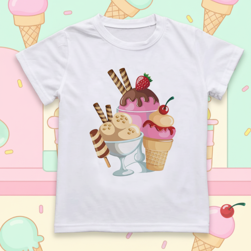 Boys & Girls Summer Tee – Komfortabel og leken – T-skjorte for barn med morsomt trykk