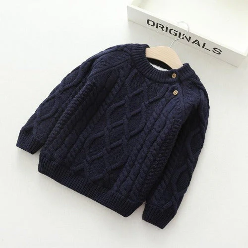 LittleLoom – Morsom og koselig – strikket vintergenser av ull