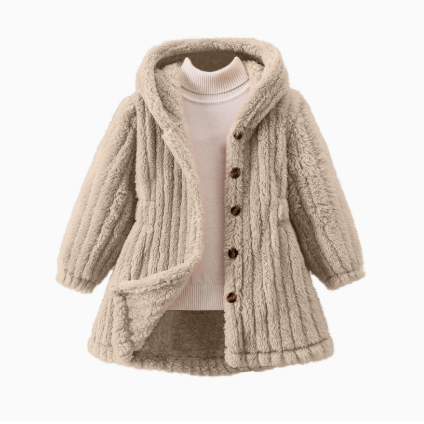 Mini Fashion - Mykt innerfôr i fleece - Vinterjakke til jenter