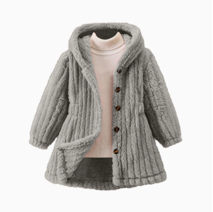 Mini Fashion - Mykt innerfôr i fleece - Vinterjakke til jenter
