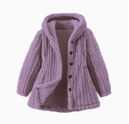Mini Fashion - Mykt innerfôr i fleece - Vinterjakke til jenter