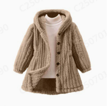 Mini Fashion - Mykt innerfôr i fleece - Vinterjakke til jenter
