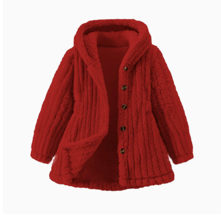 Mini Fashion - Mykt innerfôr i fleece - Vinterjakke til jenter