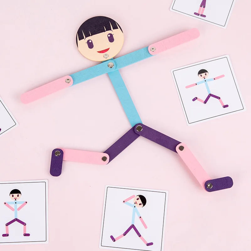 PlayGrow - Lekende vekst - Montessori-puslespill Sportmann