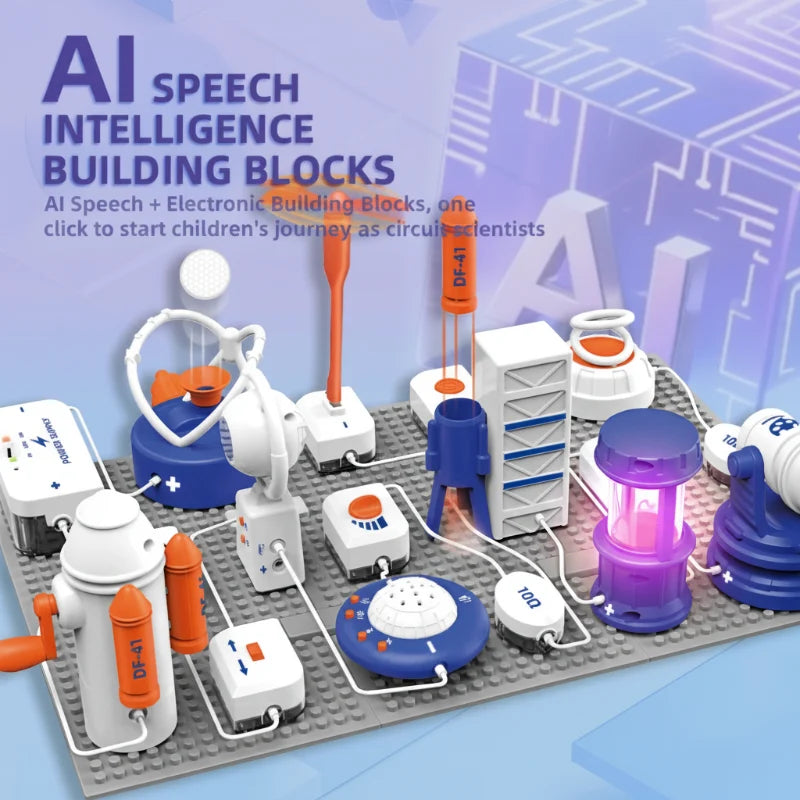 AI Voice Building Blocks – Lærerikt og interaktivt – Byggesteinsett