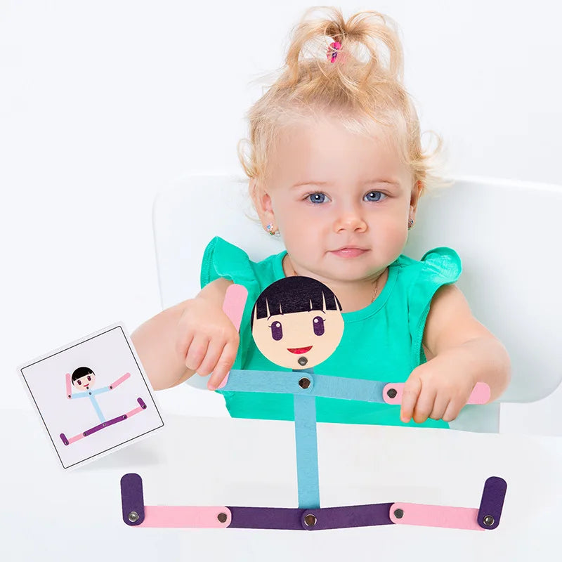 PlayGrow - Lekende vekst - Montessori-puslespill Sportmann