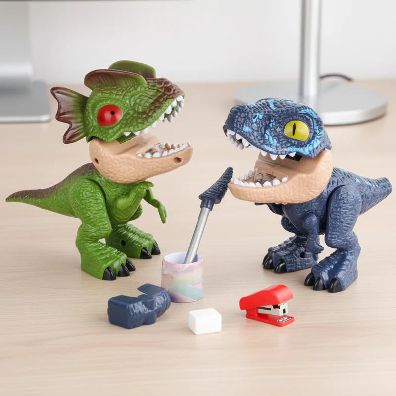 Dinosaur Stationery Toy – Kreativt og lærerikt – 5-i-1 skrivebordsett
