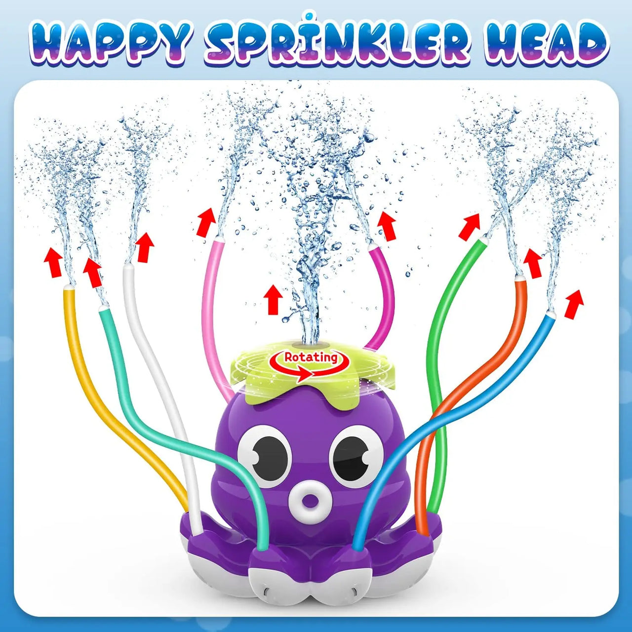 Octopus Sprinkler™ – Sprutende Blekksprut - Vannlek i hagen
