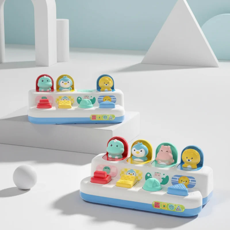 Pop Up Activity Toy – Oppdag & Lær – Sensorisk babyleketøy