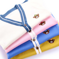 Thumbnail for CozziWear – Varm og trendy – strikket vest med bjørner