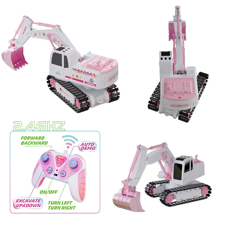 Pink Power Digger™ – Gravefest - RC-gravemaskin