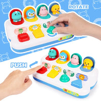 Thumbnail for Pop Up Activity Toy – Oppdag & Lær – Sensorisk babyleketøy