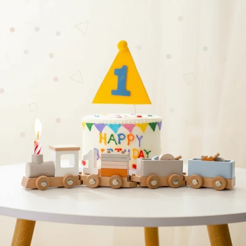 TrainCount –  Klassisk og pedagogisk – Tre-Montessori-tog
