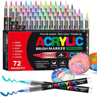 Thumbnail for ColorCraft – Kreativt og bærekraftig – Akrylmarkører med penselspiss