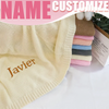 Personalized Baby Blanket – Myk og unik – Personlig brodert bomullsteppe