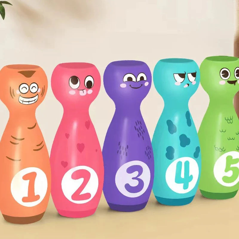 Bowling Game Set - Fargerik og morsom - leketøysbowlingsett