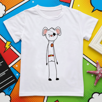 Thumbnail for Boys & Girls Summer Tee – Komfortabel og leken – T-skjorte for barn med morsomt trykk