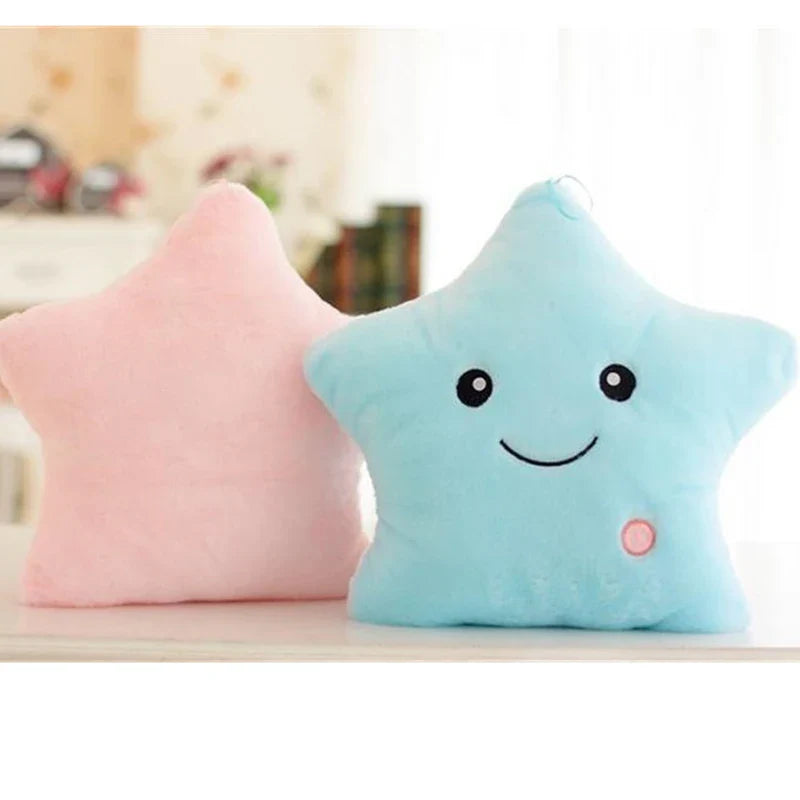Glow Star Pillow™ – Stjernekos i sengen - Lysende kosete pute