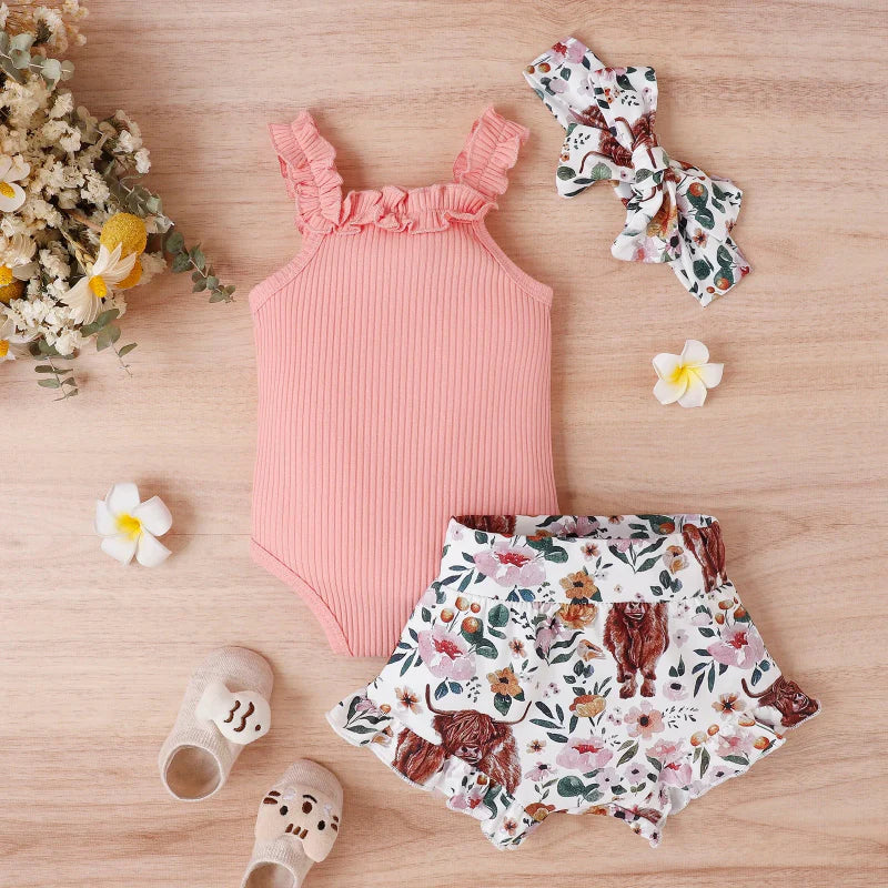 Baby Girl Summer Outfit – Søtt og luftig – babysett