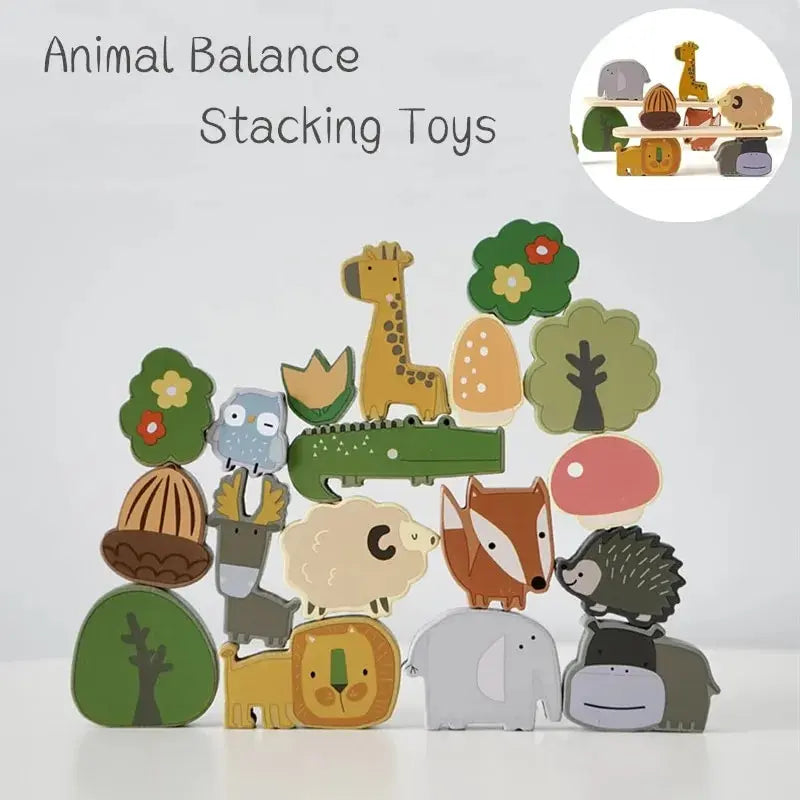 Animal Stackers™ - Smal stabling - Stable leker med dyr i tre