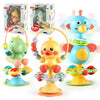 Soothing Rattle Toy - Sensorisk babyleke med sugekopp