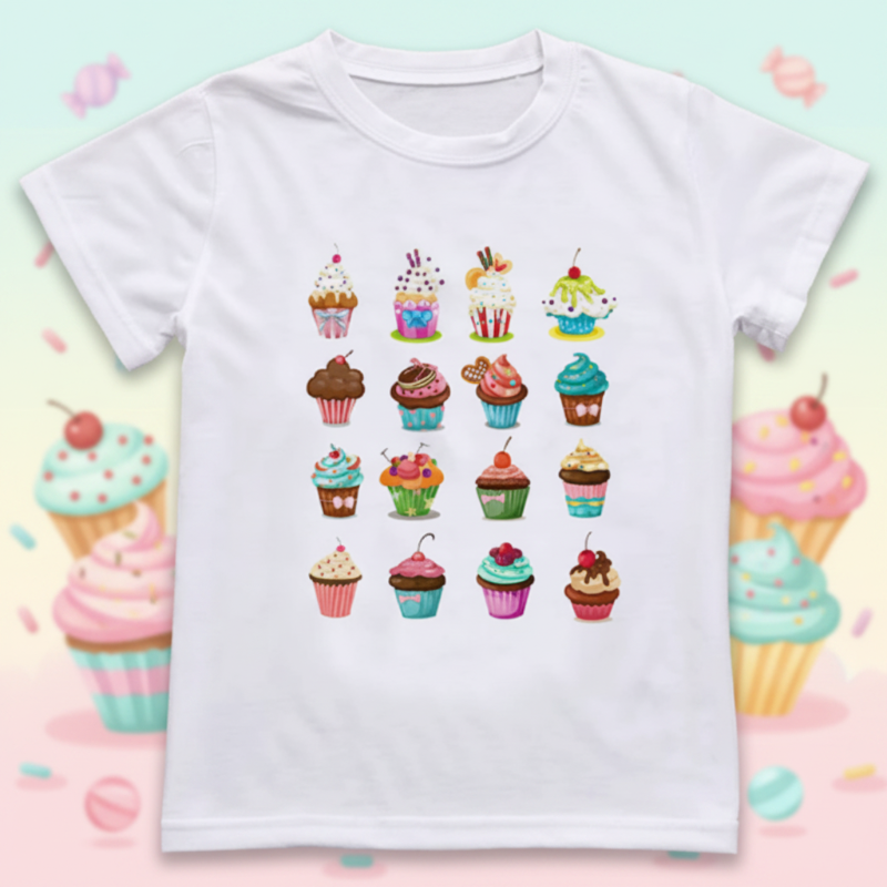 Boys & Girls Summer Tee – Komfortabel og leken – T-skjorte for barn med morsomt trykk