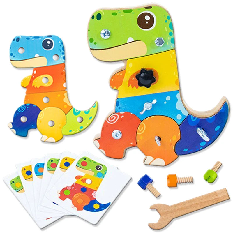 Dino Screwdriver Board™ - Sensoriske leker - utvikler ferdigheter