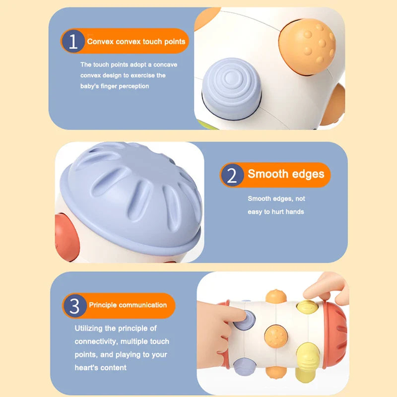 Sensory Baby Roll™ - Krabb og grip - Sensoriske leker