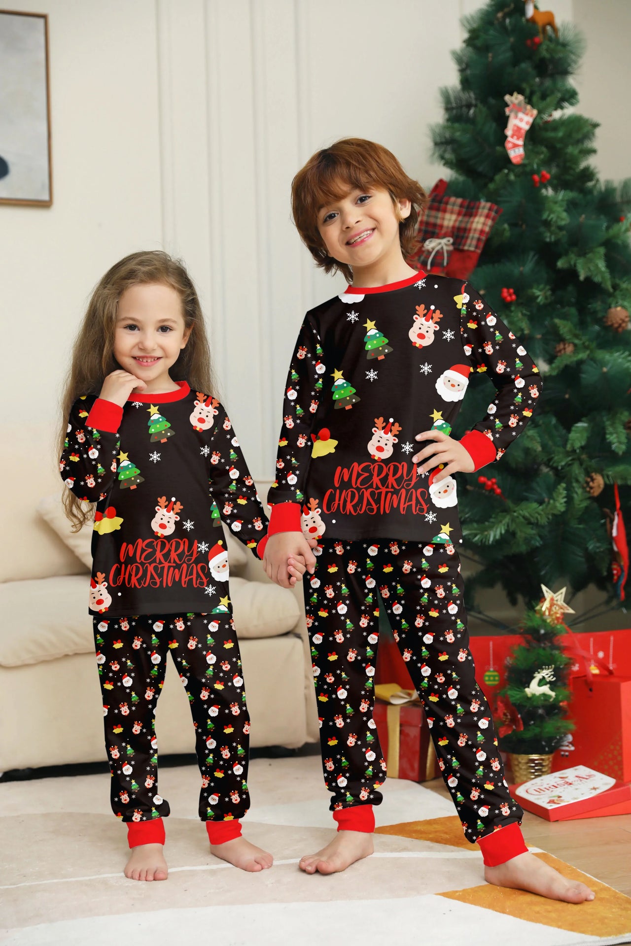 Mini Fashion™ - For familie + kjæledyr - julepyjamas