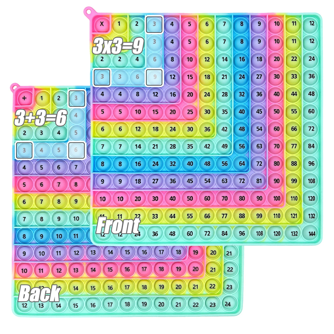 Multicolor Fidget Board - Forbedre regneferdighetene - Reken fidgetbrett