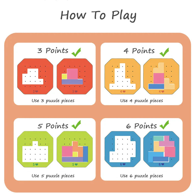 Logic Blocks™ – Farge og kreativitet – Geometriske puslespill