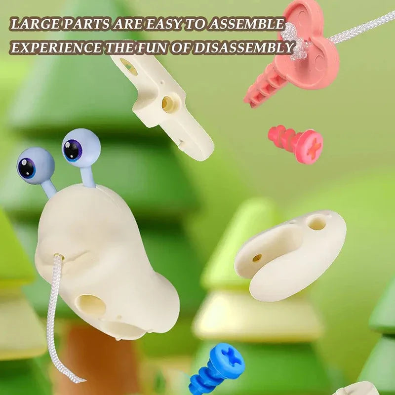Snail Toy™ - Snegler på farten - Leke med tau