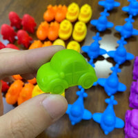 Thumbnail for Rainbow Teddy Bears Toys™ - Pedagogisk og kreativt - Regnbue- og tellebjørner